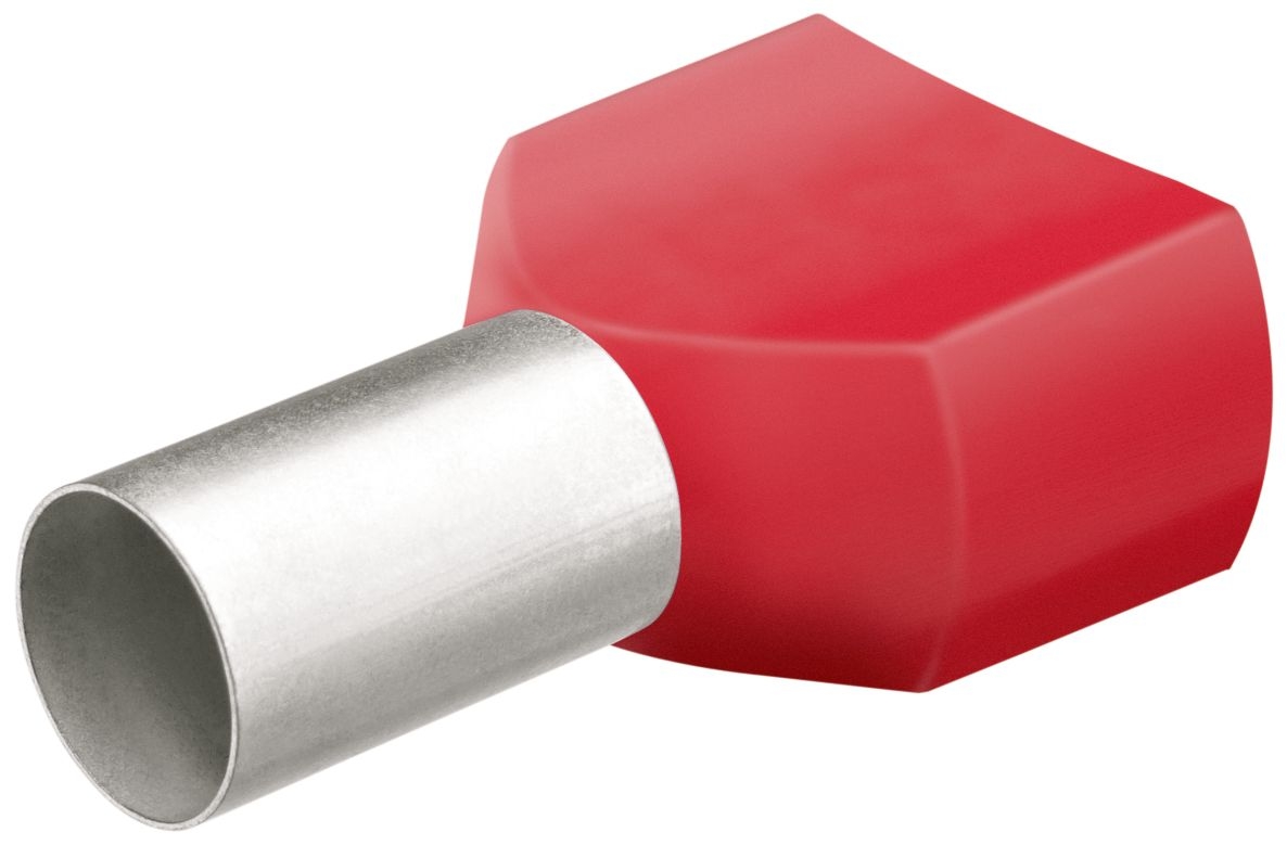 Knipex 97 99 377 Embouts doubles 50 pièces AWG28 (Rouge)