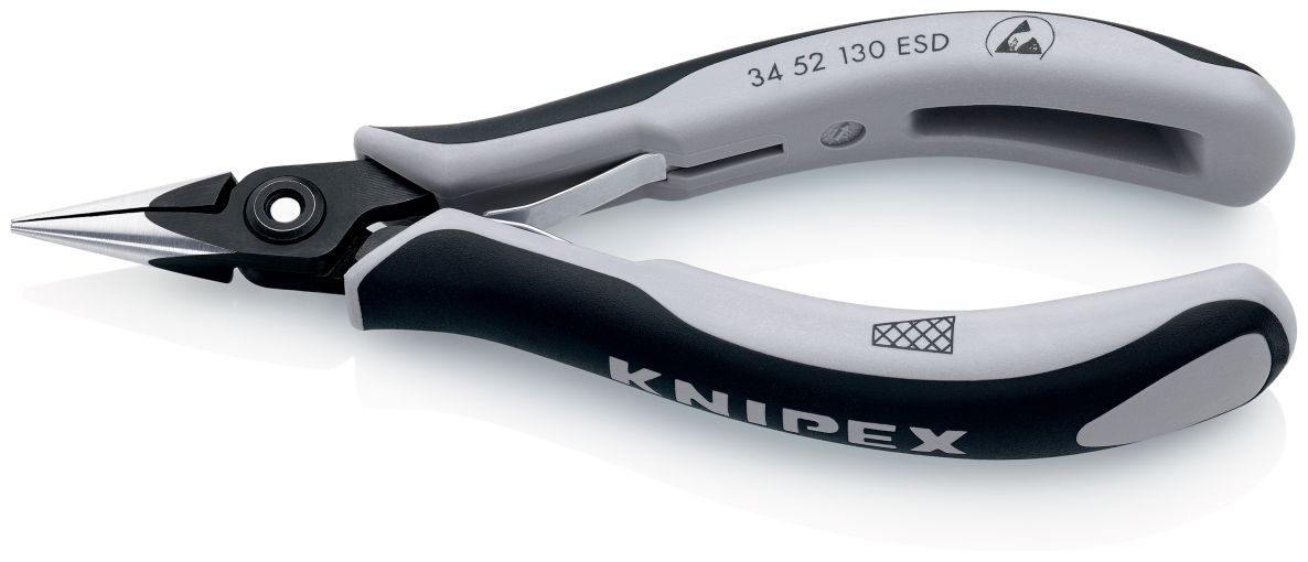Knipex 34 52 130 ESD Pince pour électronique de précision ESD 130 mm
