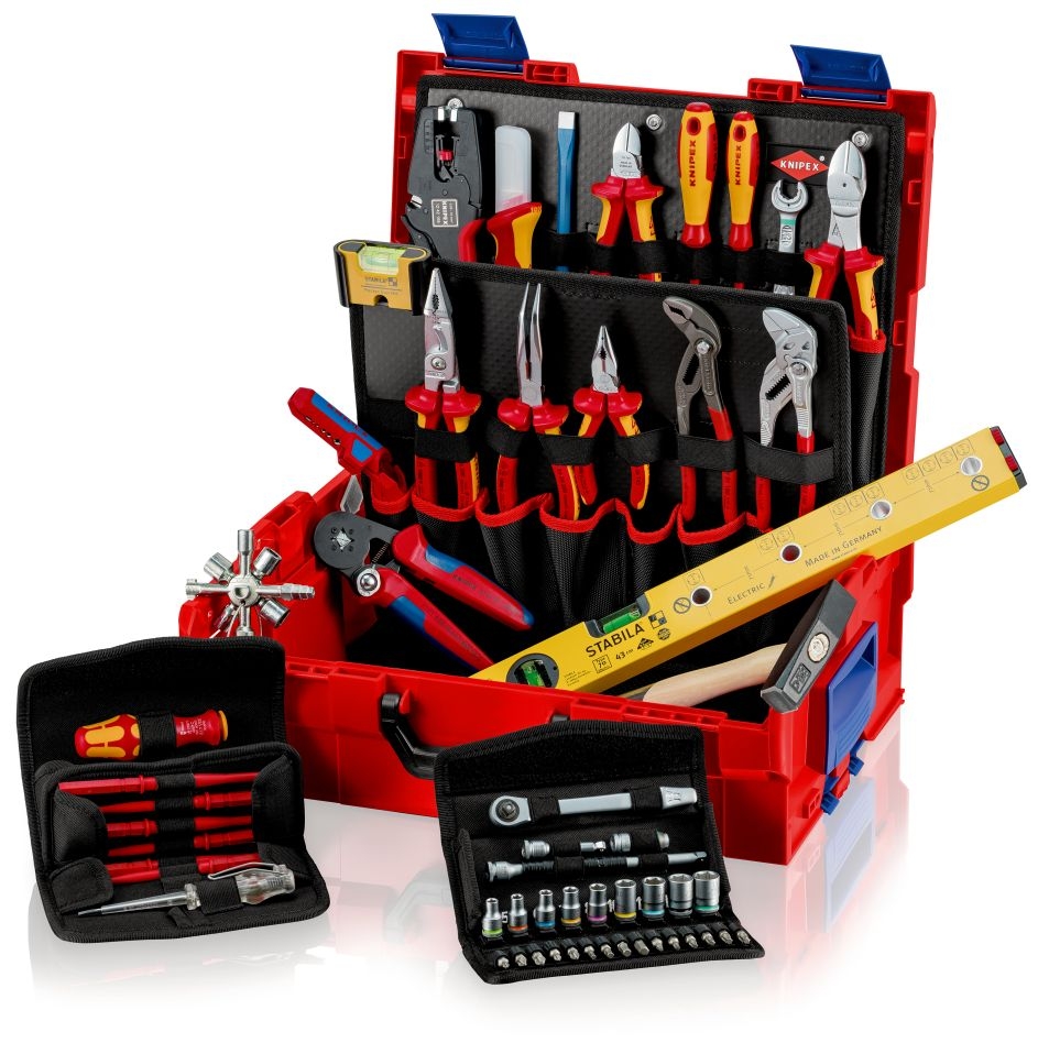 Knipex 00 21 19 LB E L-BOXX® rempli électro 63 pcs