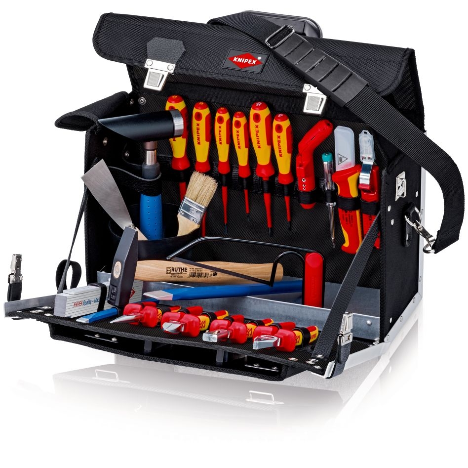 Knipex 00 21 02 EL Sac à outils rempli "Classic" Electro 23 pièces