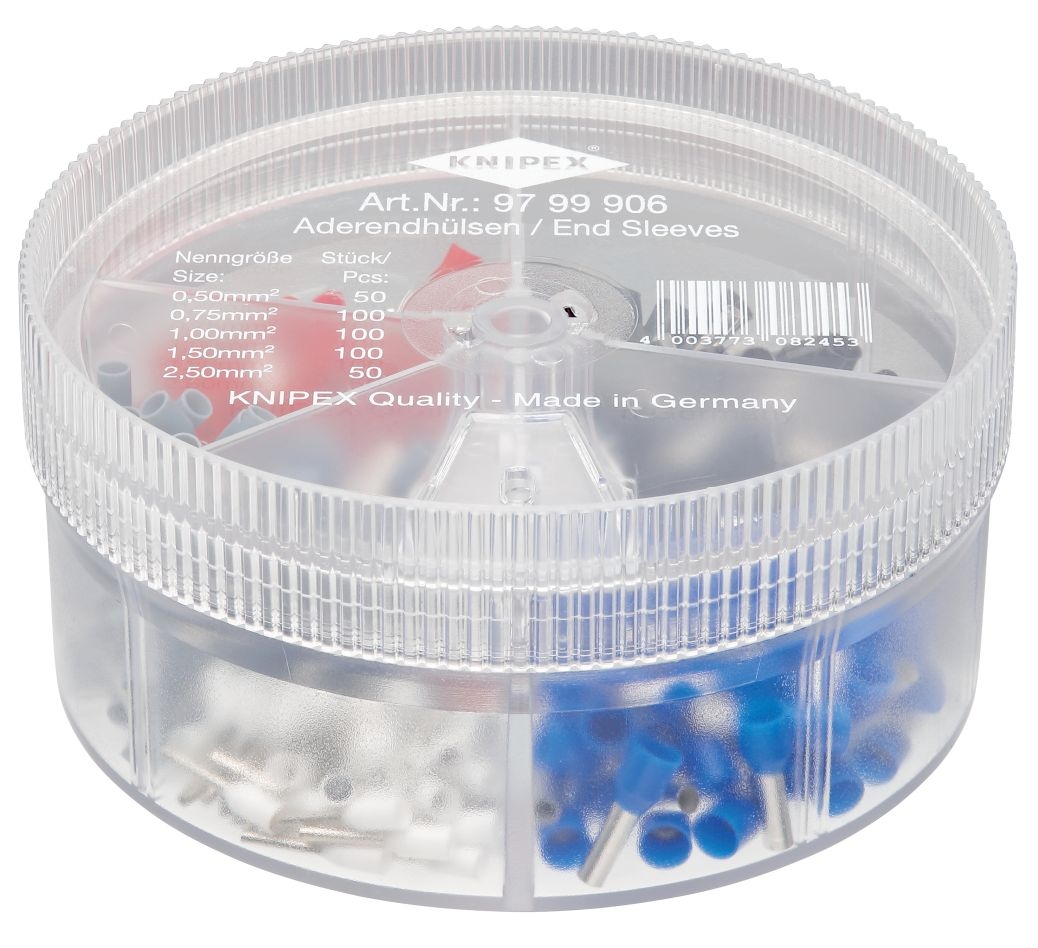 Knipex 97 99 906 Boîte d'assortiment Embouts de conducteurs