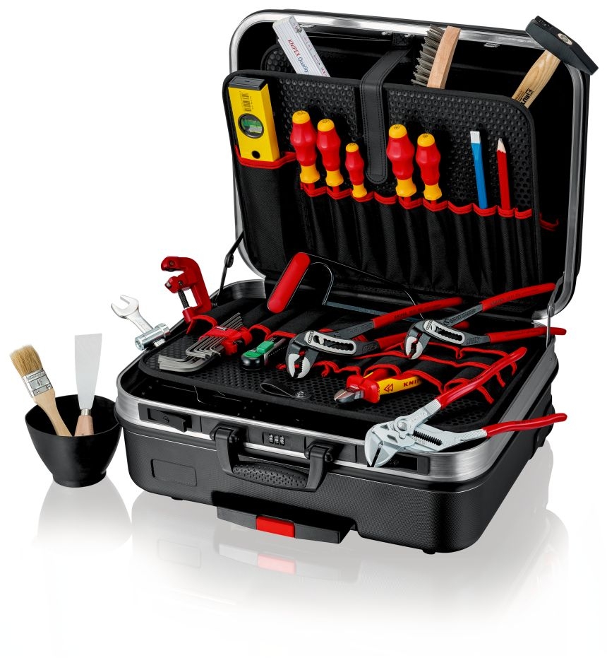 Knipex 00 21 06 HK S Mallette à outils remplie "BIG Basic Move" Sanitaire 31 pièces