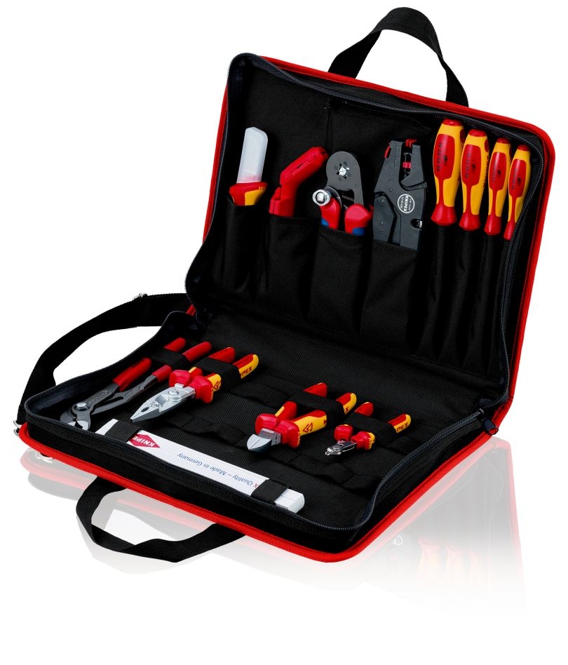 Knipex 00 21 11 Sac à outils rempli "Compact" 13 pièces