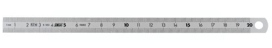 Facom DELA.1051.300 Règle flexible en acier inoxydable double face 300 mm
