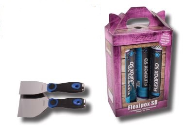 Köhler Woodcap 660048 Flexipox SD Duopack 2 sets/boîte + 2 couteaux à modeler