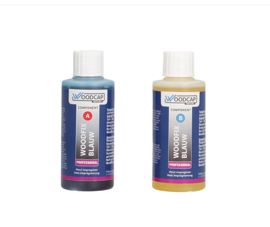 Köhler Woodcap 497007 Woodfix Blue Set liquide d'imprégnation à 2 composants