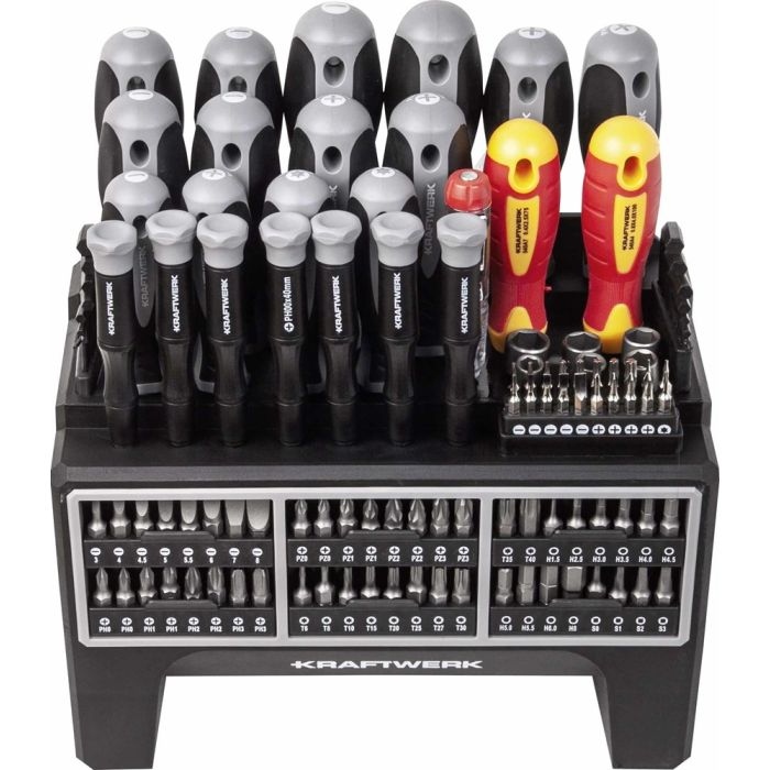 Kraftwerk 305.306.114 Jeu de tournevis 114 pi&egrave;ces