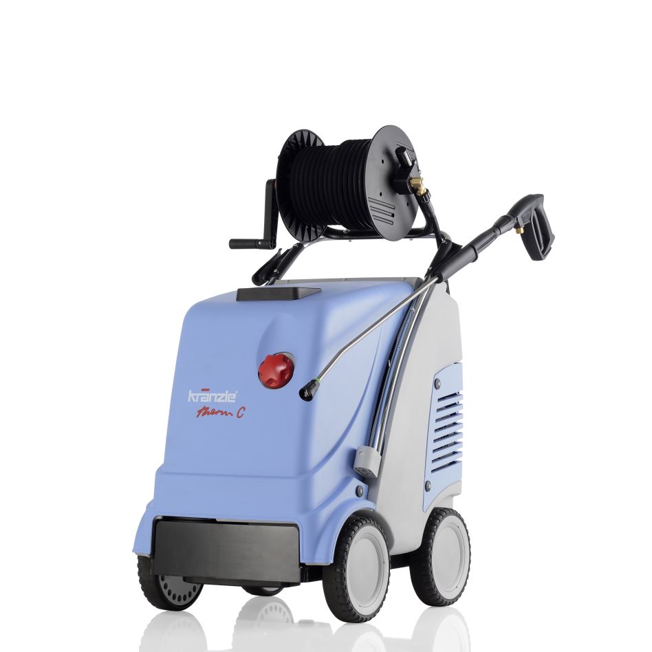 Kränzle 62821.0 Therm C13/180 Nettoyeur haute pression à eau chaude avec enrouleur 400V 180 Bar