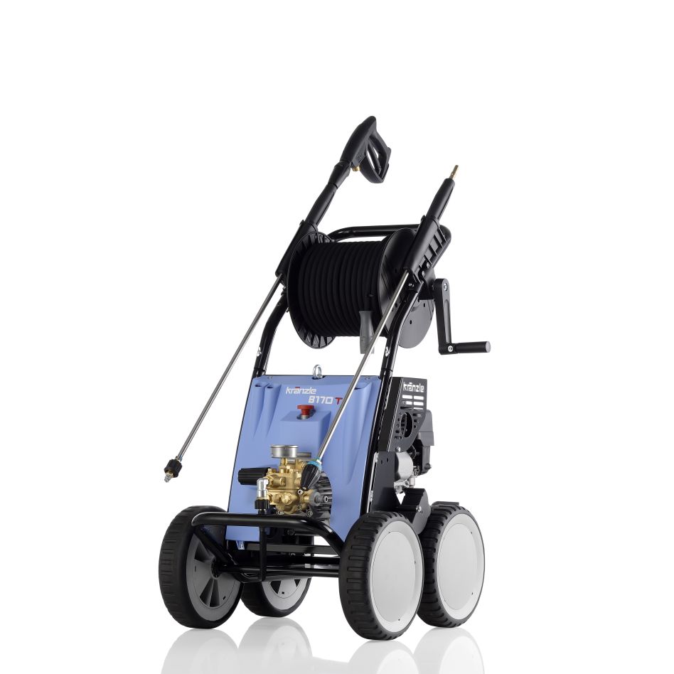 Kränzle 62000.1 B170T Nettoyeur à eau froide avec moteur Honda + Buse anti-salissures 150 Bar
