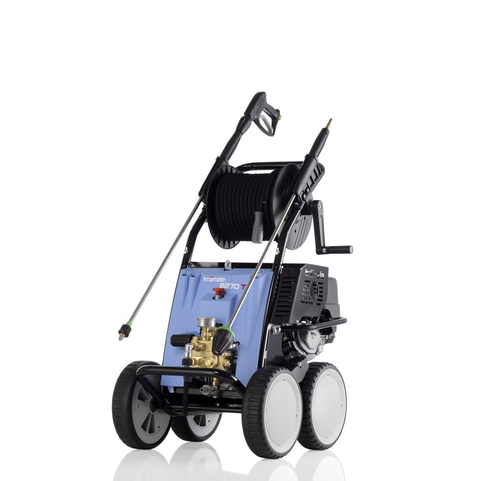 Kränzle 62003.3 B270T Nettoyeur à eau froide avec moteur Honda + Buse anti-salissures 250 Bar