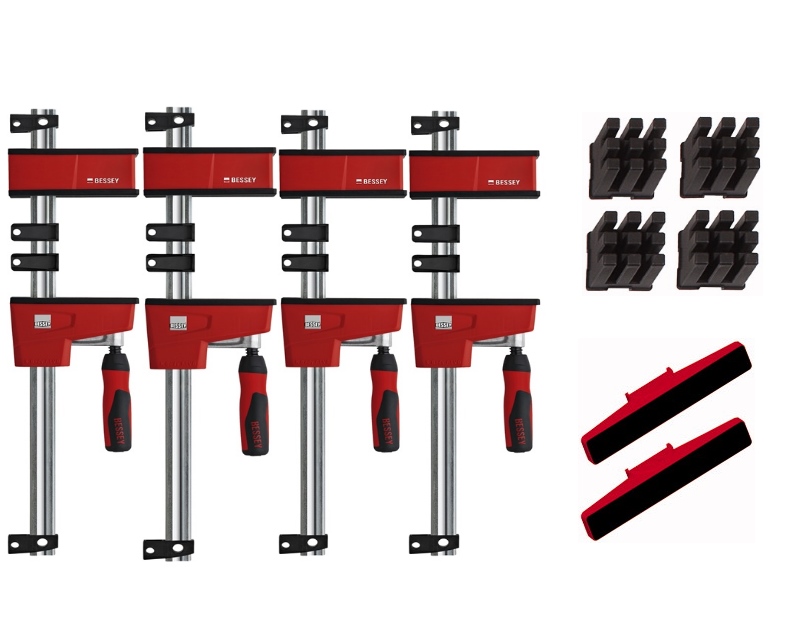 Bessey Package Deal KREV 150 KREV 150 Pince à colle Corpus + accessoires