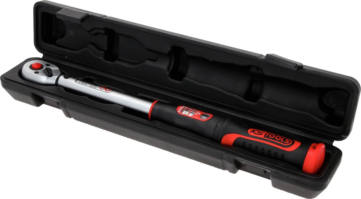 KS Tools 516.9022 3/8" INFINITOOL Clé dynamométrique avec tête à cliquet commutable 10-50 Nm