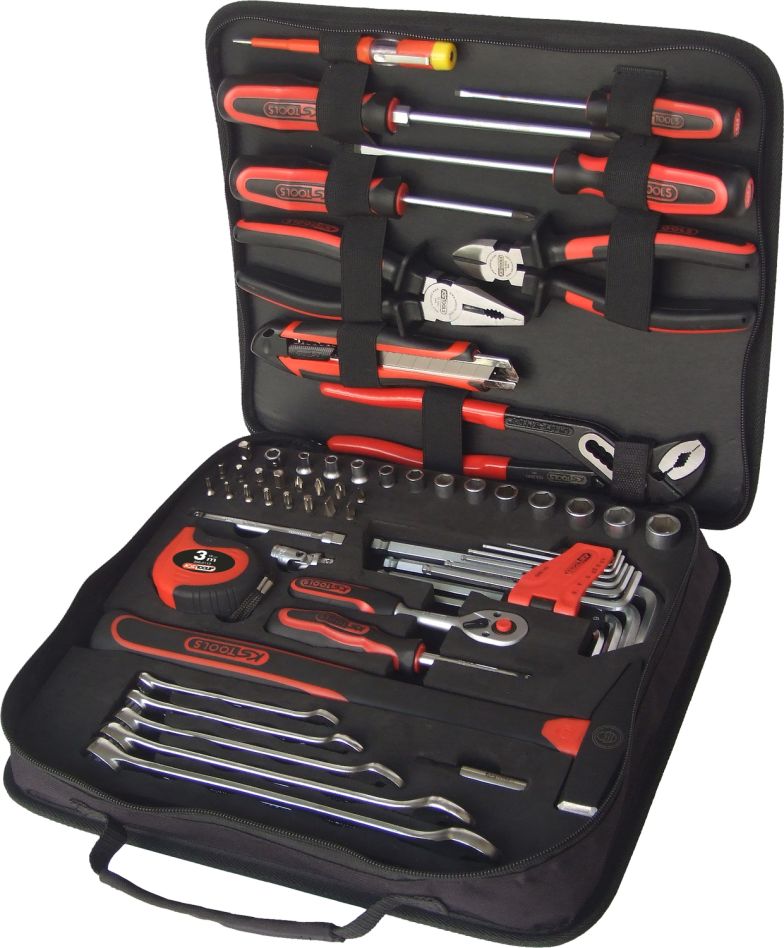 KS Tools 917.0062 Sac à outils universel 1/4" 62 pièces