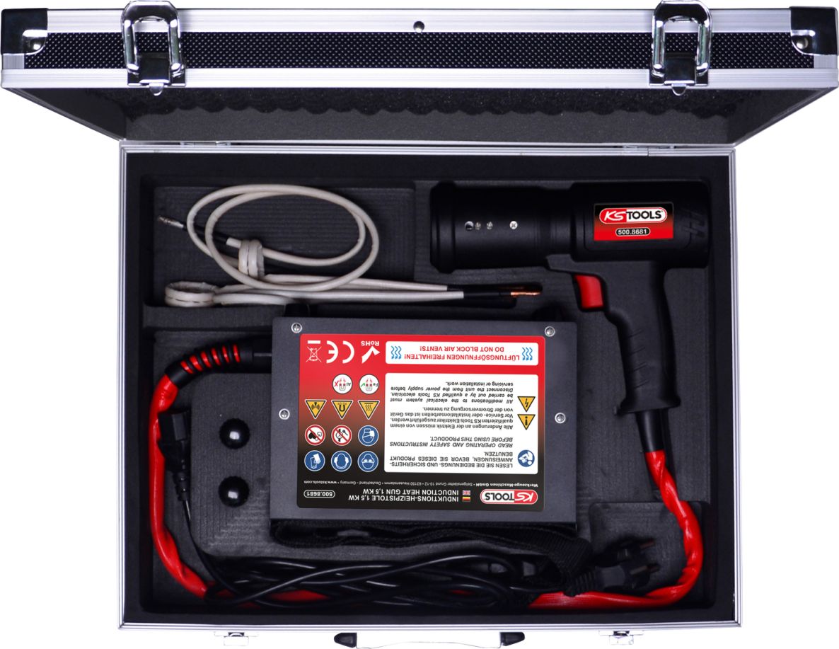 KS Tools 500.8680 Set de pinces à induction 1.5 KW 5 pièces