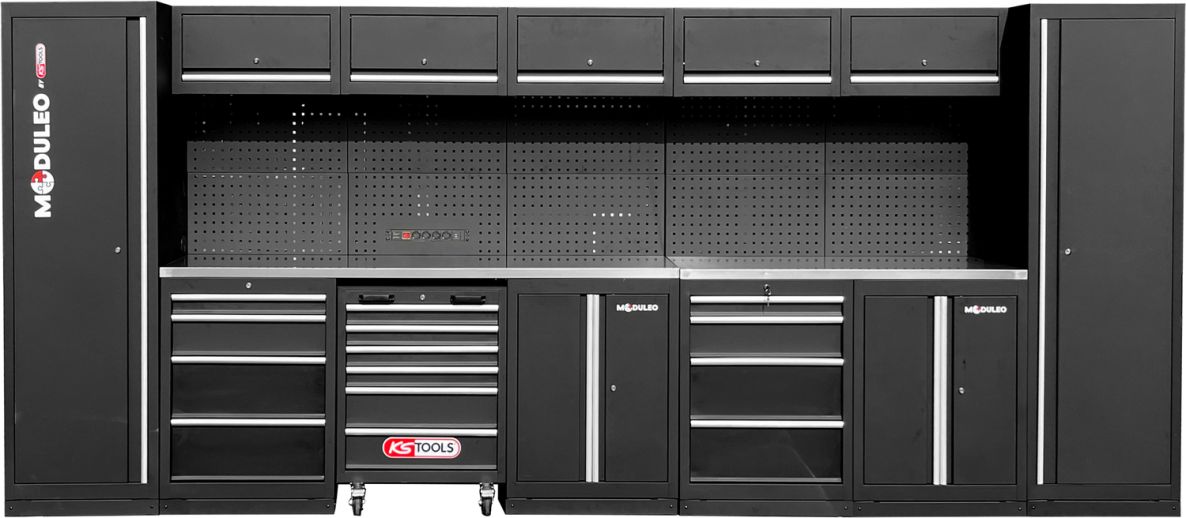 KS Tools 866.6230 Système d'armoires de travail droit 4600 x 500 mm Version 1