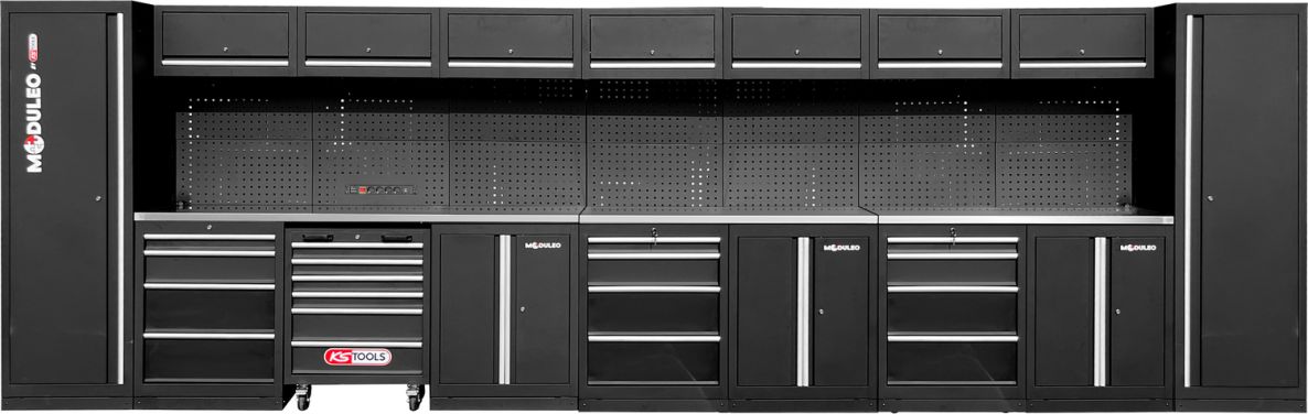 KS Tools 866.6270 Système d'armoires d'atelier droit 5960 x 500 mm Version 2