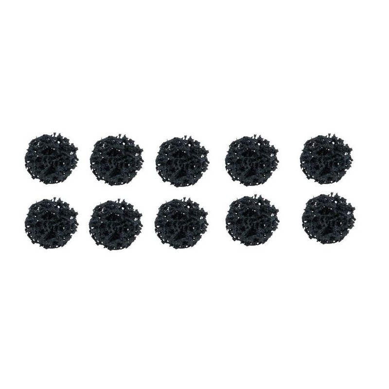 KS Tools 515.5075 Tampons à poncer, Ø 26,7mm, noir, 10 par paquet