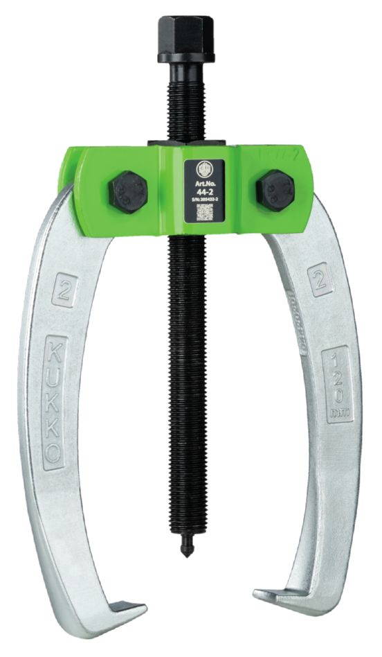 Kukko 44-2 Arracheuse industrielle &agrave; 2 bras 120 x 120 mm avec m&acirc;choires &agrave; transmission de puissance et &agrave; centrage automatique