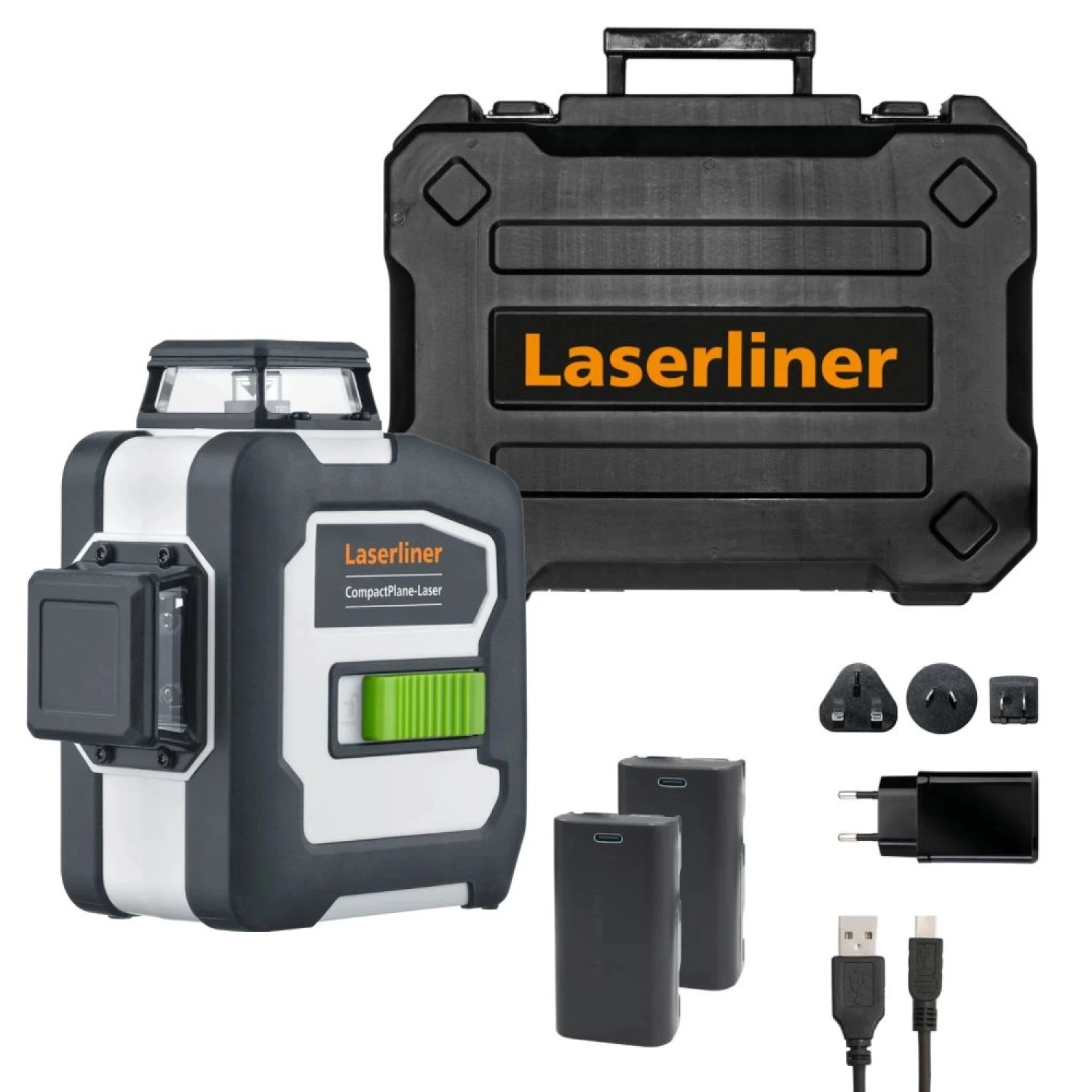 Laserliner 036.295A CompactPlane-Laser 3G Pro 360° Line laser vert