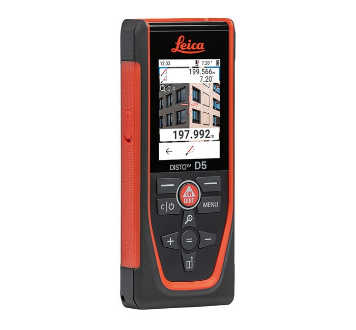 Leica 950908 Disto D5 Distancemètre laser avec Bluetooth pour l'intérieur et l'extérieur