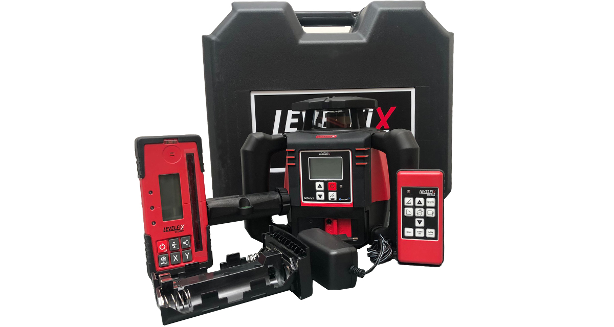 Levelfix 554800 Laser de chantier rouge 860HVS avec double pente numérique