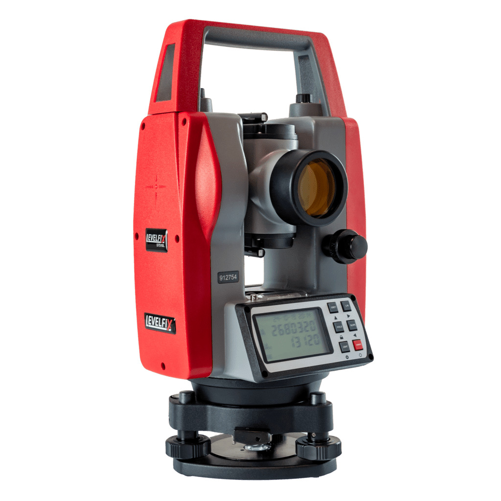 Levelfix 556500 Théodolite numérique avec point laser et plumet laser