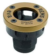 Rems 521100 Tête de filetage à changement rapide R 1/8 LH BSPT Conique gauche