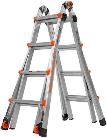 Little Giant 48414101 Echelle pliante télescopique Velocity 4 x 4 marches
