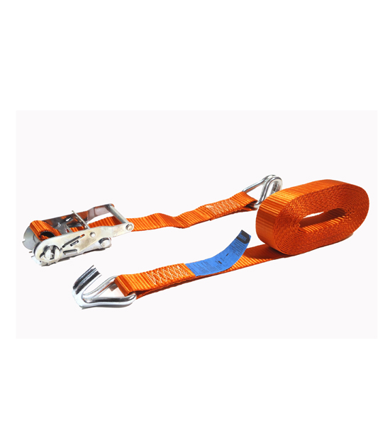 Little Jumbo 1835306000 Sangle d'arrimage 35mm. cliquet orange 6.0m gesl. Crochet en J