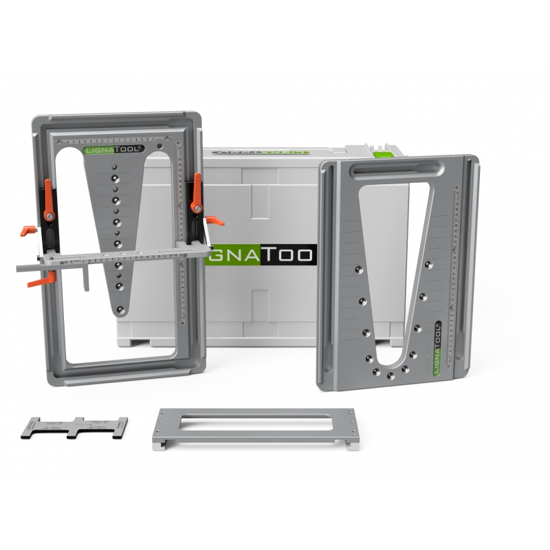 Lignatool LTA1043 LT120SR Ensemble de gabarits de fraisage en queue d'aronde paquet standard