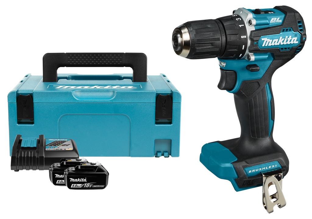Makita DDF487RTJ Perceuse sans fil 18V 5.0Ah Li-Ion en Mbox
