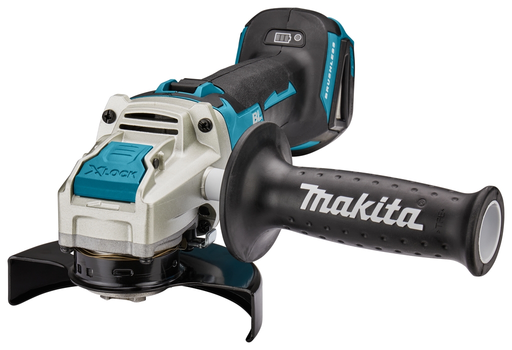 Makita DGA521ZX1 Meuleuse d''angle X-Lock 125mm avec interrupteur de maintien 18V hors batteries et chargeur en boîte