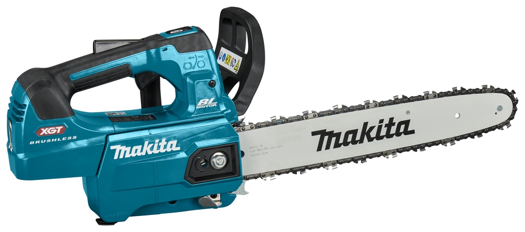 Makita UC004GZ Tronçonneuse 35 cm poignée supérieure 40V Max sans batteries et chargeur dans la boîte