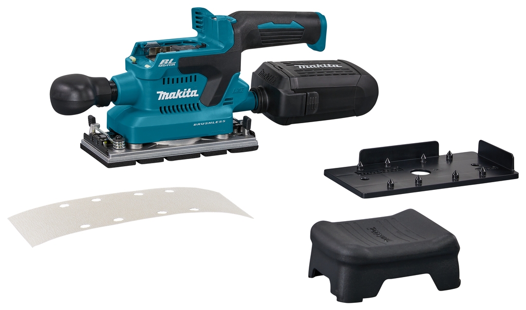 Makita DBO381ZU Ponceuse orbitale Accu avec émetteur AWS 18V hors batteries et chargeur