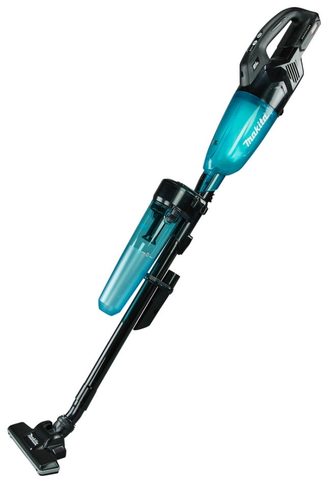 Makita CL001GZ21 Aspirateur-balai sans fil Noir 40V max hors batteries et chargeur avec collecteur de poussière cyclone