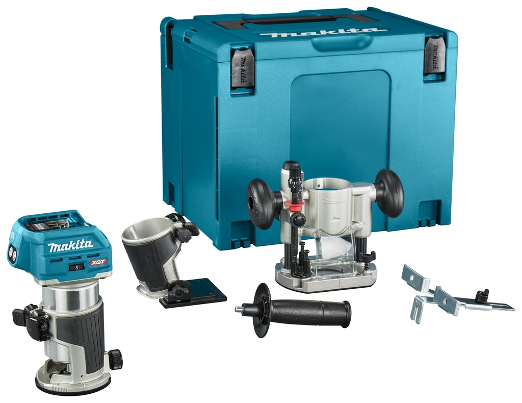 Makita RT001GZ10 Tronçonneuse 40V Max sans batteries et chargeur avec accessoires en MBox
