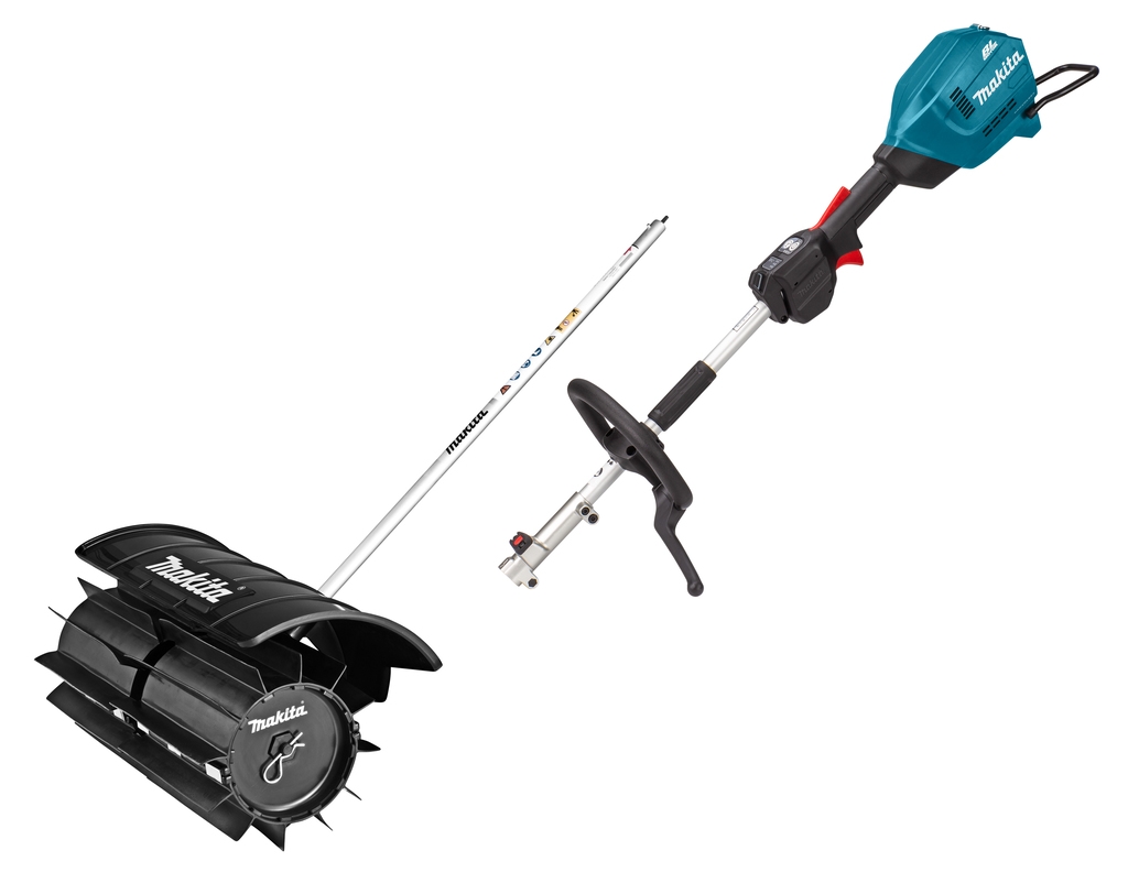 Makita UX01GZ10 Battery Combi System D-handle 40V Max excl. batteries et chargeur + Rubber Broom Roller attachment