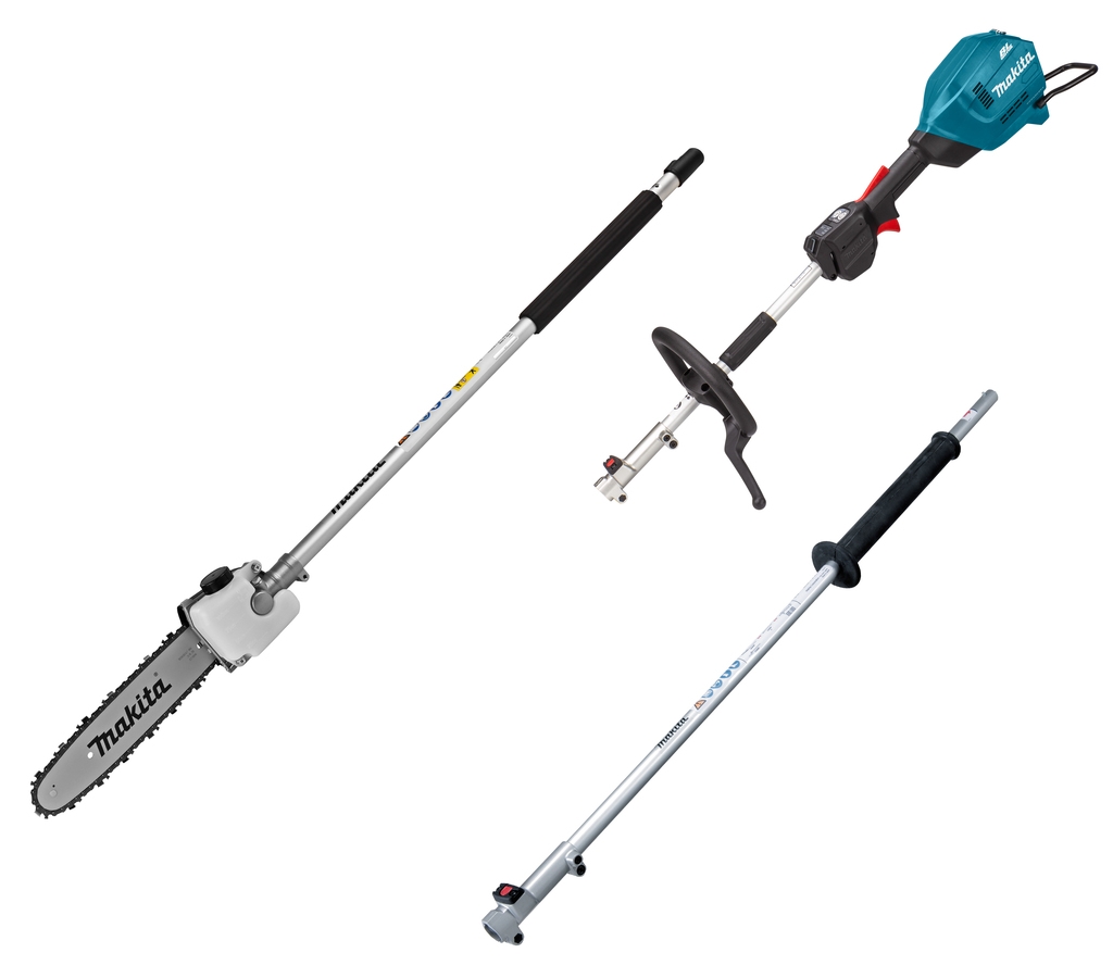 Makita UX01GZ11 Battery Combi System D-handle 40V Max excl. batteries et chargeur + accessoire tronçonneuse et poignée d'extension