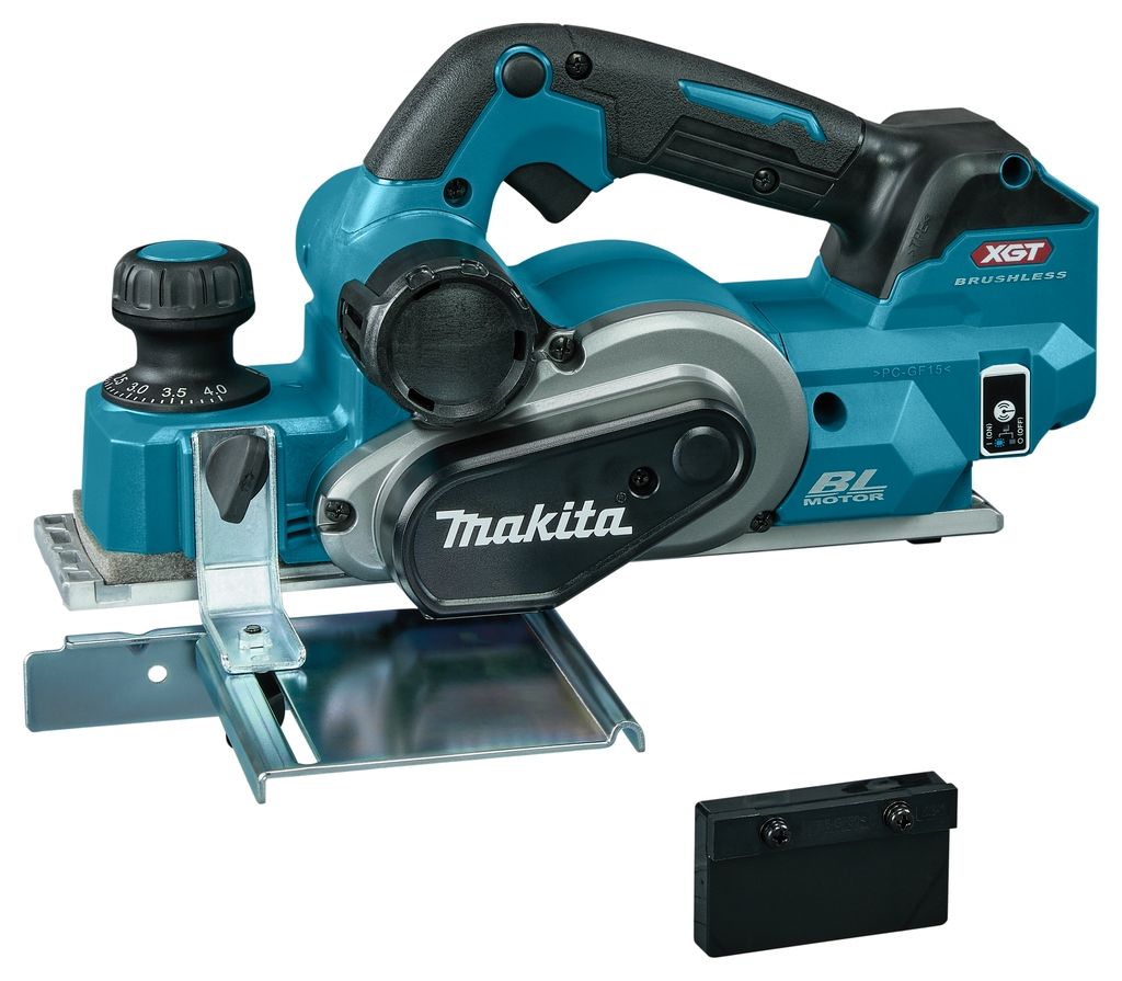 Makita KP001GZ Rabot Accu 82 mm 40V sans batteries et chargeur en boîte