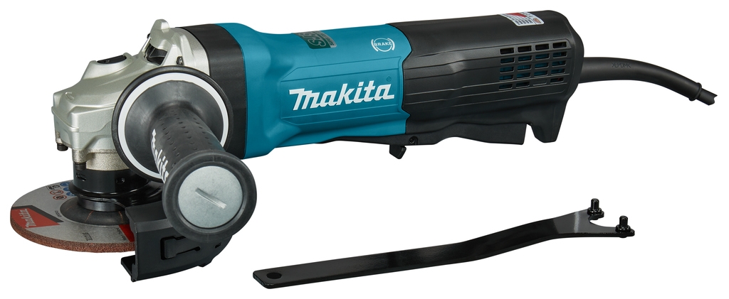 Makita GA5093X01 230V Meuleuse d'angle 125 mm 1900 watts avec interrupteur de sécurité