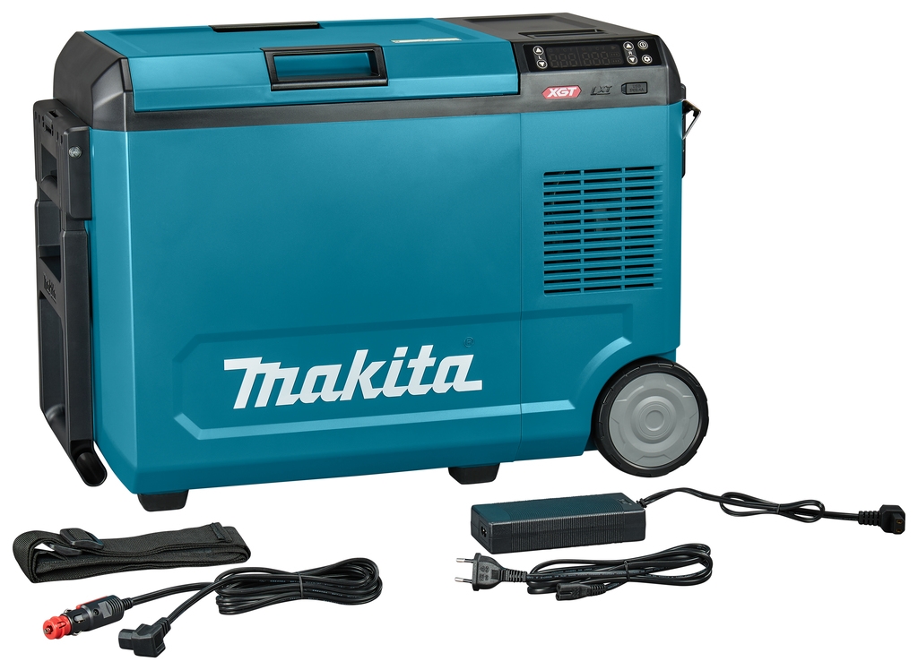 Makita CW004GZ 18V/40V230V Boîte de congélation/refroidissement 29 ltr avec fonction de chauffage sans batteries et chargeur