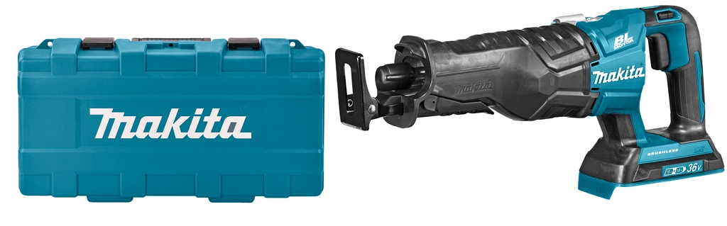 Makita DJR360ZK Scie récipro 2 x 18V Li-Ion 5 Ah (Produit seul)