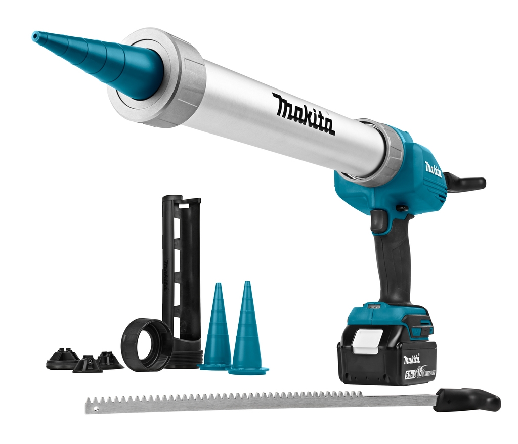 Makita DCG180RTX Pistolet à mastic 18V Li-Ion 5 Ah 5000 N