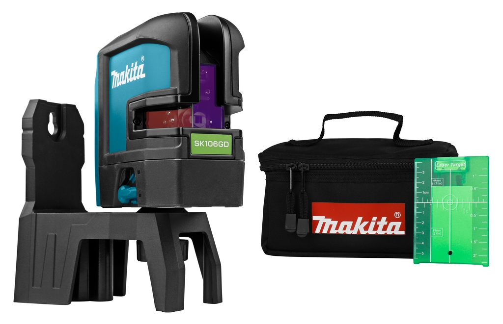 Makita SK106GDZ Niveau laser autonivelant croix et point vert
