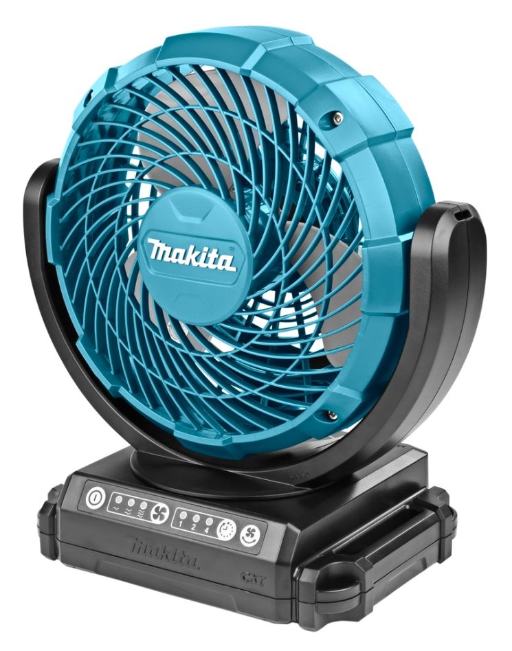 Makita CF101DZ Ventilateur avec fonction de pivotement 12 Volt hors batteries et chargeur
