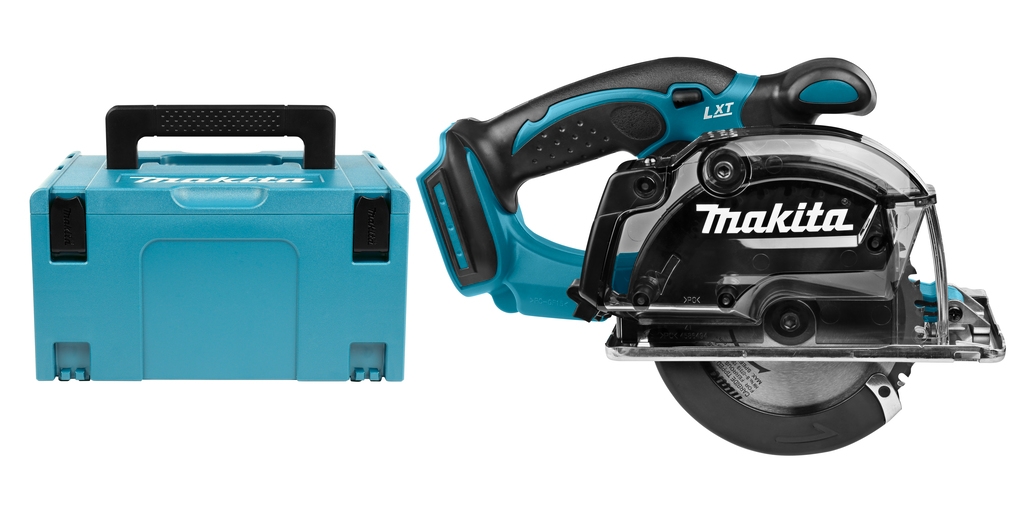 Makita DCS552ZJ Scie circulaire en métal 18 volts hors batteries et chargeur