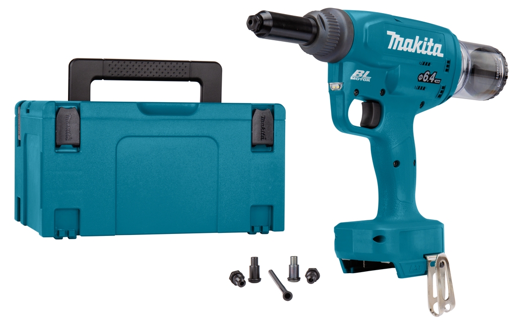Makita DRV250ZJ Riveteuse sans fil jusqu'à 6.4mm 18V sans piles et chargeur en Makpac
