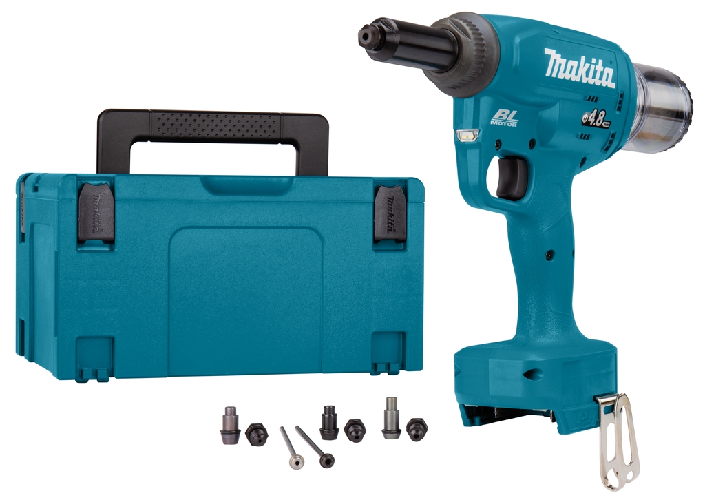 Makita DRV150ZJ Agrafeuse aveugles sans fil  jusqu''à 5mm 18V hors batteries et chargeur en MBox
