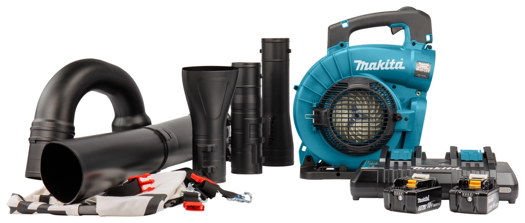 Makita DUB363PT2V 2 x 18 volts Souffleur / aspirateur de feuilles 5.0Ah li-ion