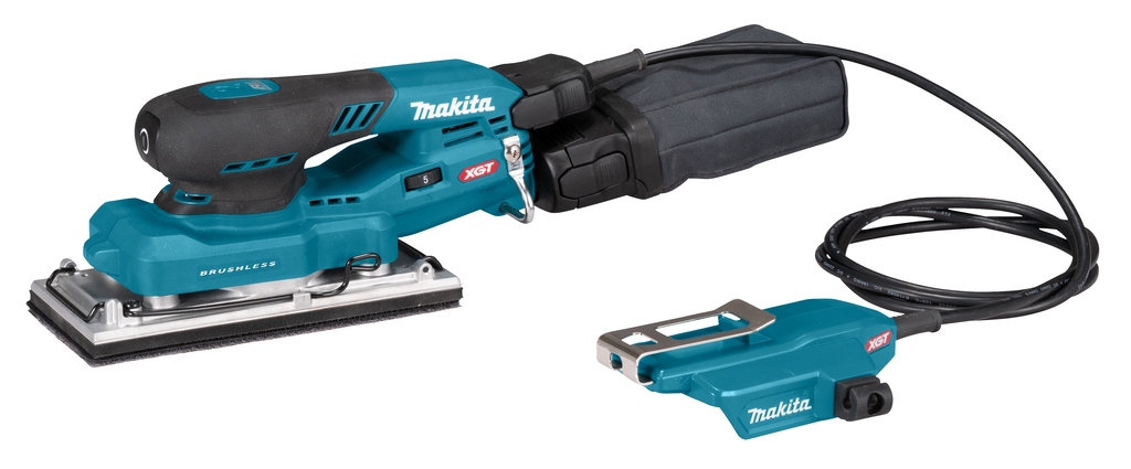Makita BO007CGZ XGT 40 V Max 93x185 mm Ponceuse orbitale Accu, hors batteries et chargeur